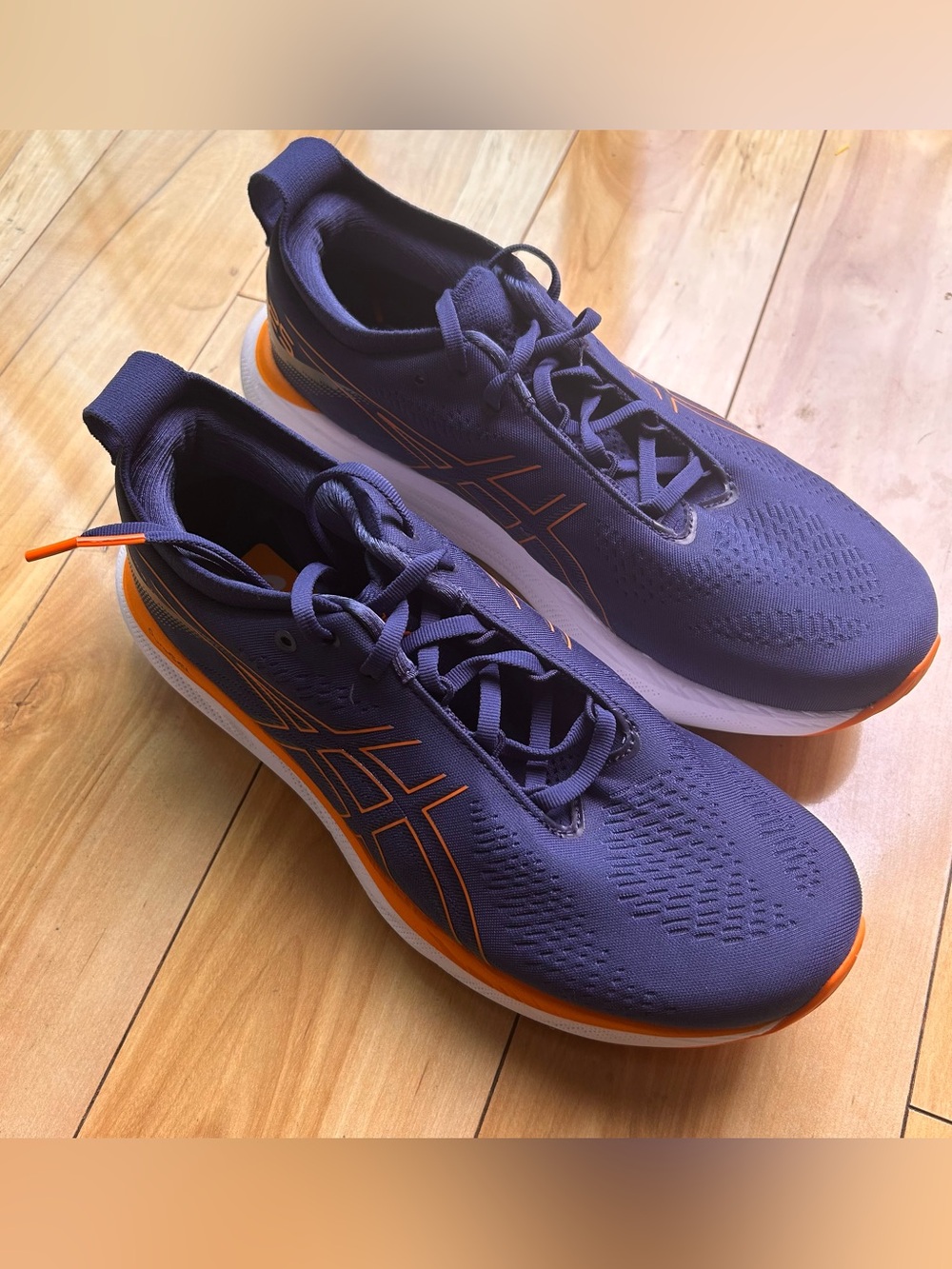 Asics Gel FF Blast Blue Orange Running Shoes Sneakers Men's Size 9.5